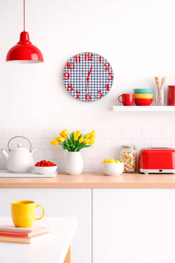 Reloj de Pared de Cristal Moderno en 2 Diseños - Ø30x4.5 cm