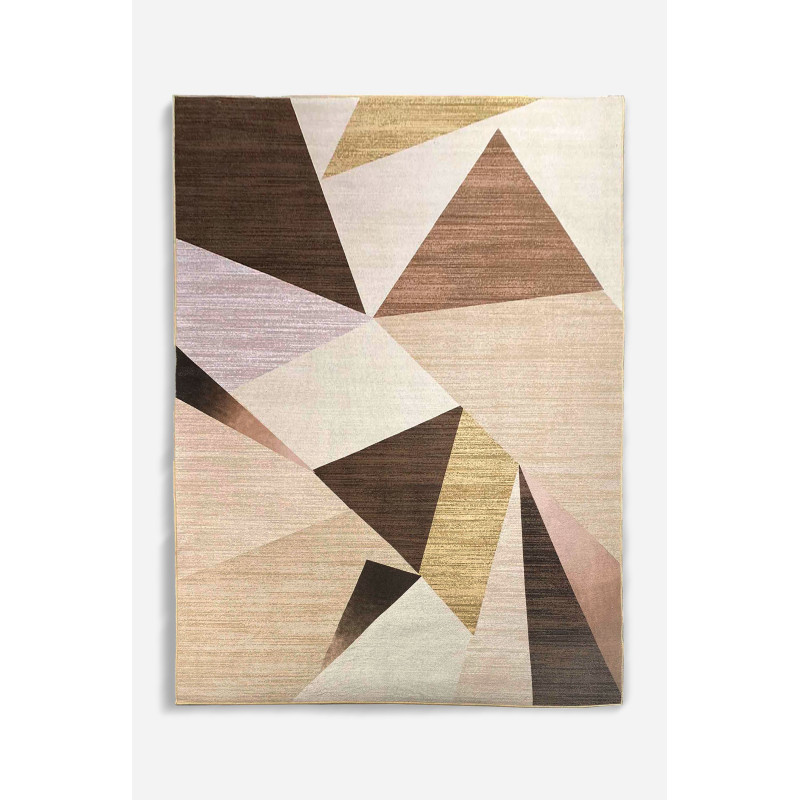 Alfombra de Chenilla con Diseño de Triángulos - 230x160 cm
