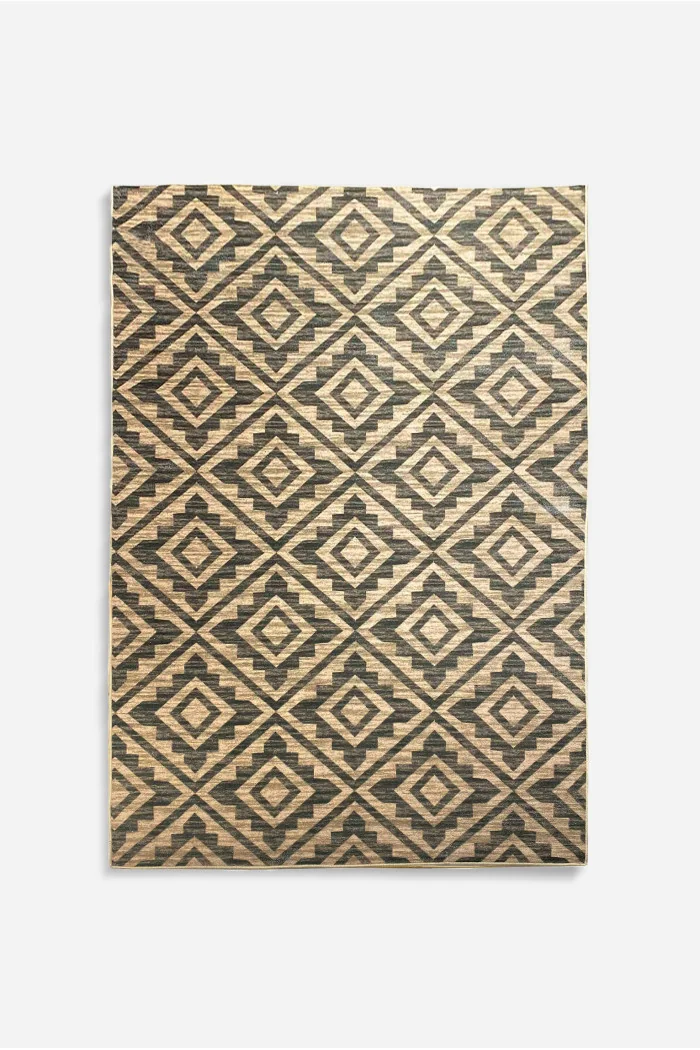 Alfombra de Microfibra con Diseño Rombos - 3 Tamaños