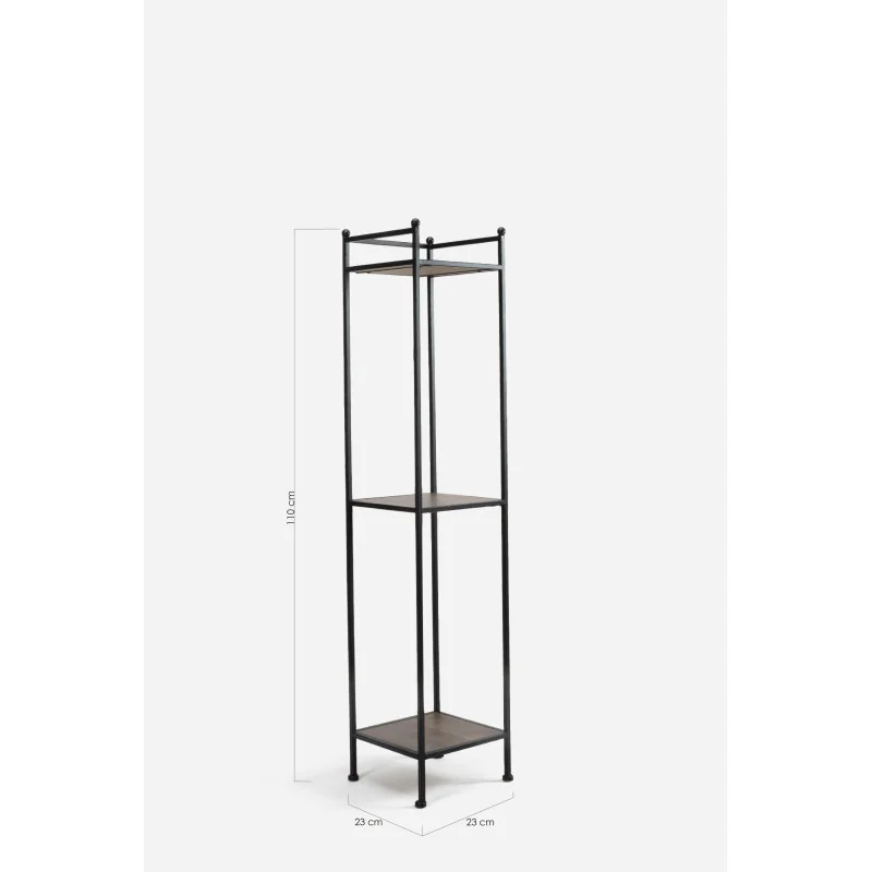 Estantería de Hierro y Madera - 3 Estantes