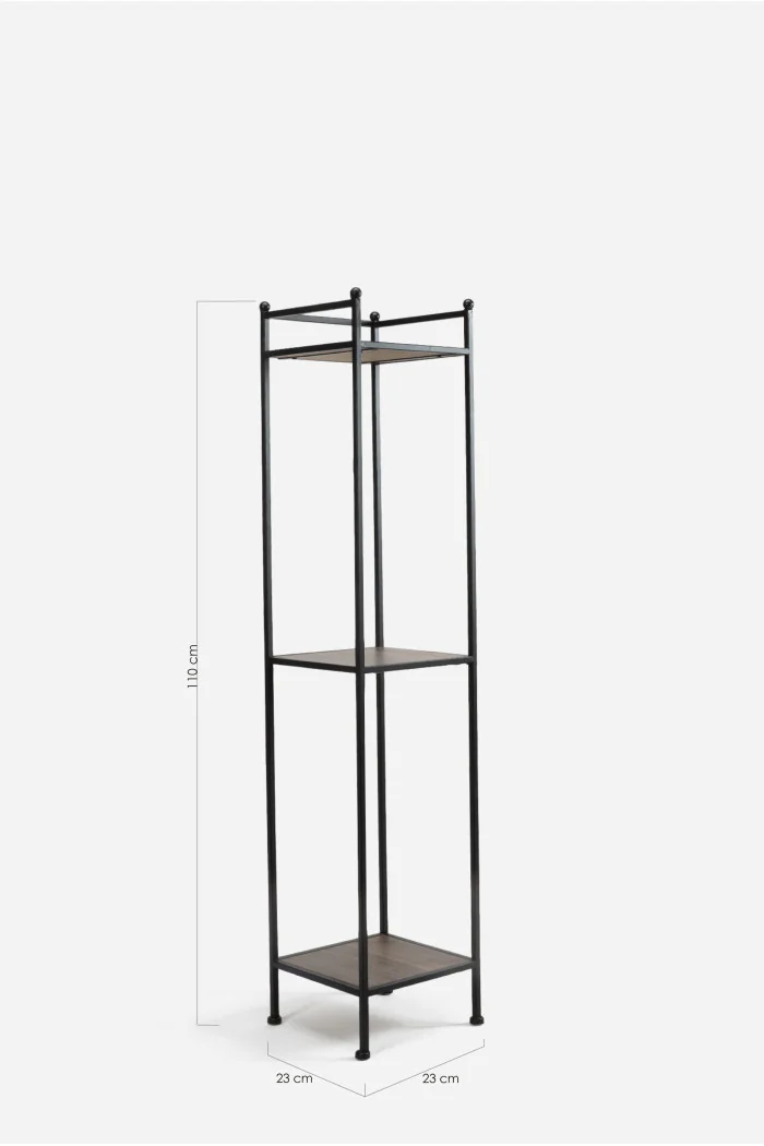Estantería de Hierro y Madera - 3 Estantes