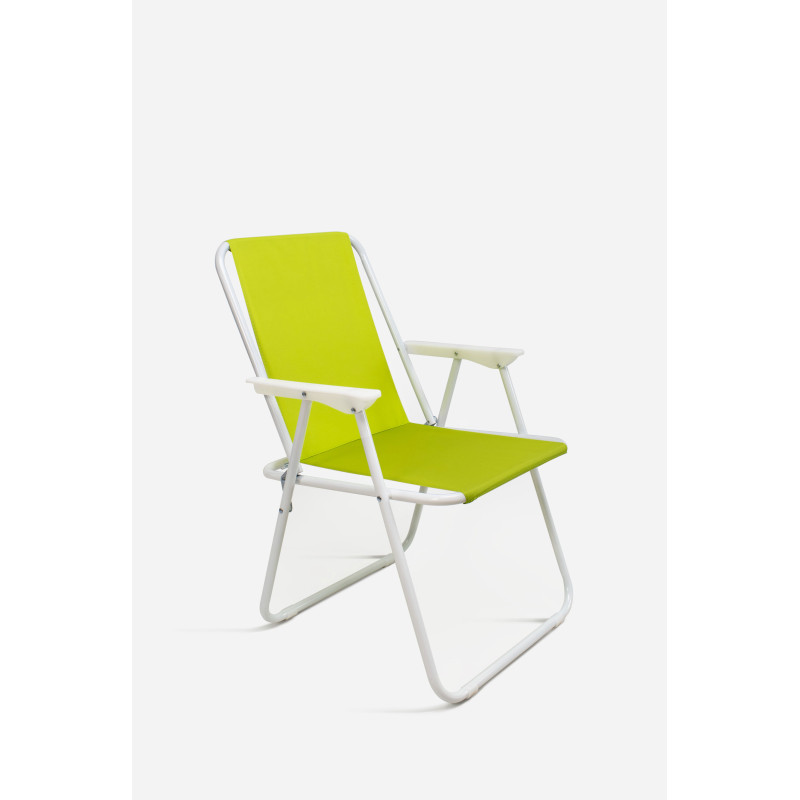 Silla de Playa Plegable de Tela y Metal - Ideal para Playa y Piscina