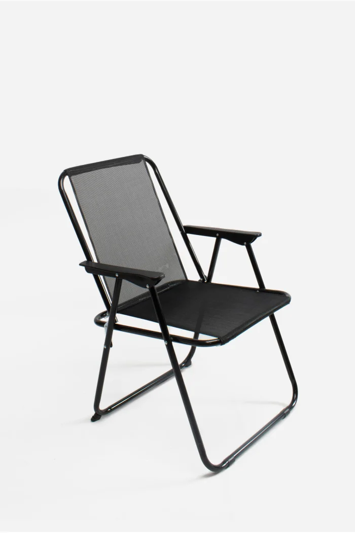 Silla de Playa Plegable de Tela y Metal - Ideal para Playa y Piscina