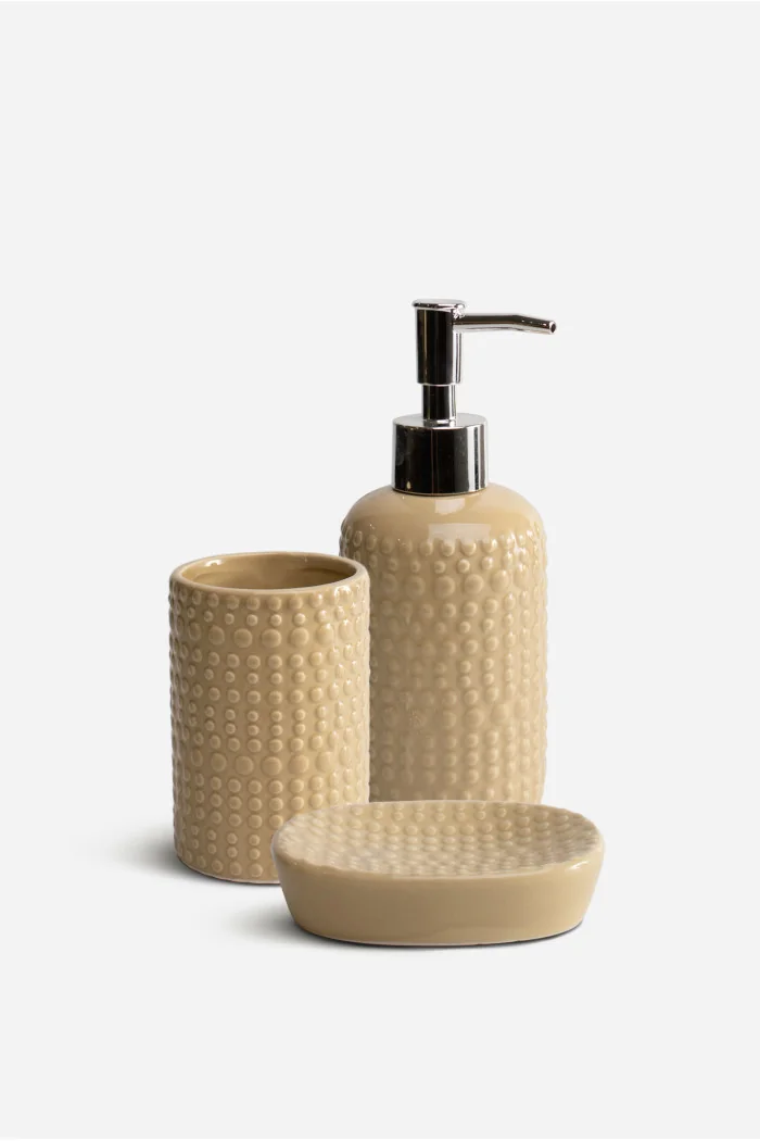 Juego de Baño de Cerámica de 3 Piezas