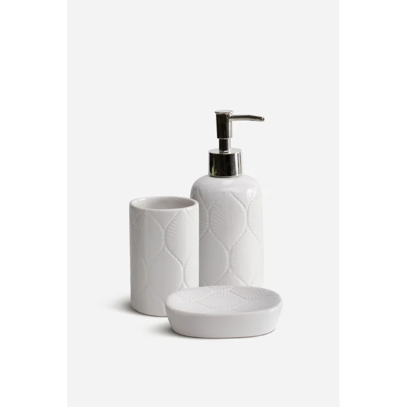 Juego de Baño de Cerámica de 3 Piezas