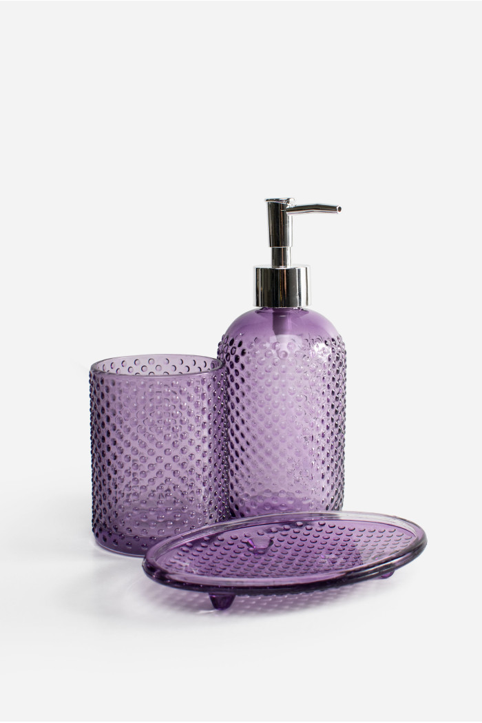 Juego de Baño de Cristal de 3 Piezas