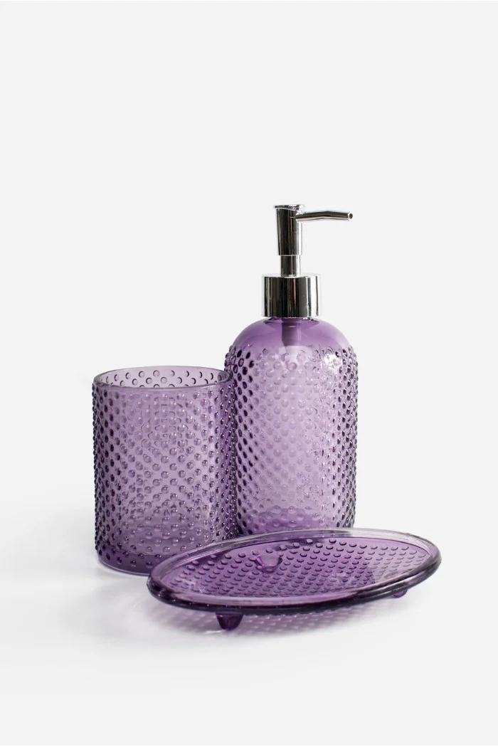 Juego de Baño de Cristal de 3 Piezas