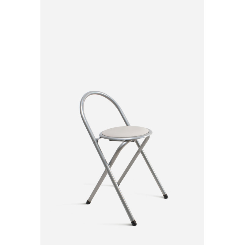 Silla Plegable Naia 38x40x60 cm | Metal y PVC
