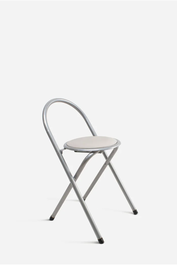 Silla Plegable Naia 38x40x60 cm | Metal y PVC