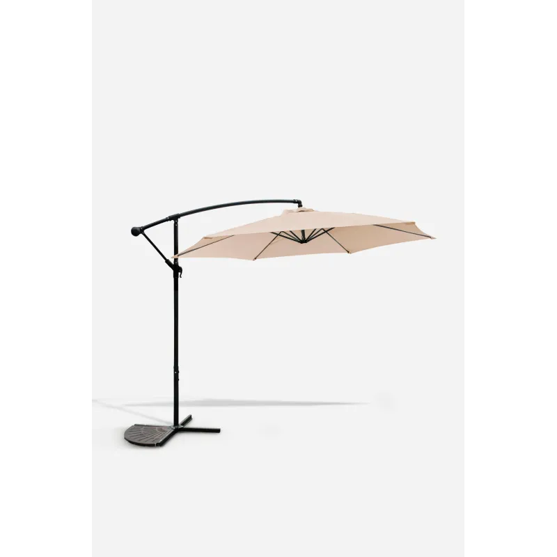 Parasol de Jardín Lateral con Poste de Aluminio/Acero - Varios Modelos