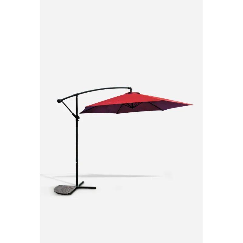 Parasol de Jardín Lateral con Poste de Aluminio/Acero - Varios Modelos