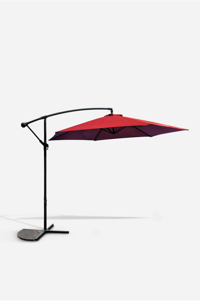 Parasol de Jardín Lateral con Poste de Aluminio/Acero - Varios Modelos