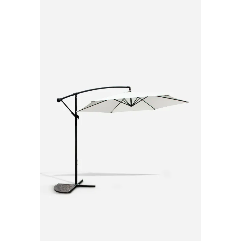 Parasol de Jardín Lateral con Poste de Aluminio/Acero - Varios Modelos