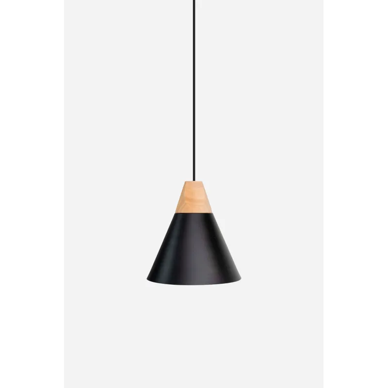 Lámpara de techo en aluminio y madera - Dalia