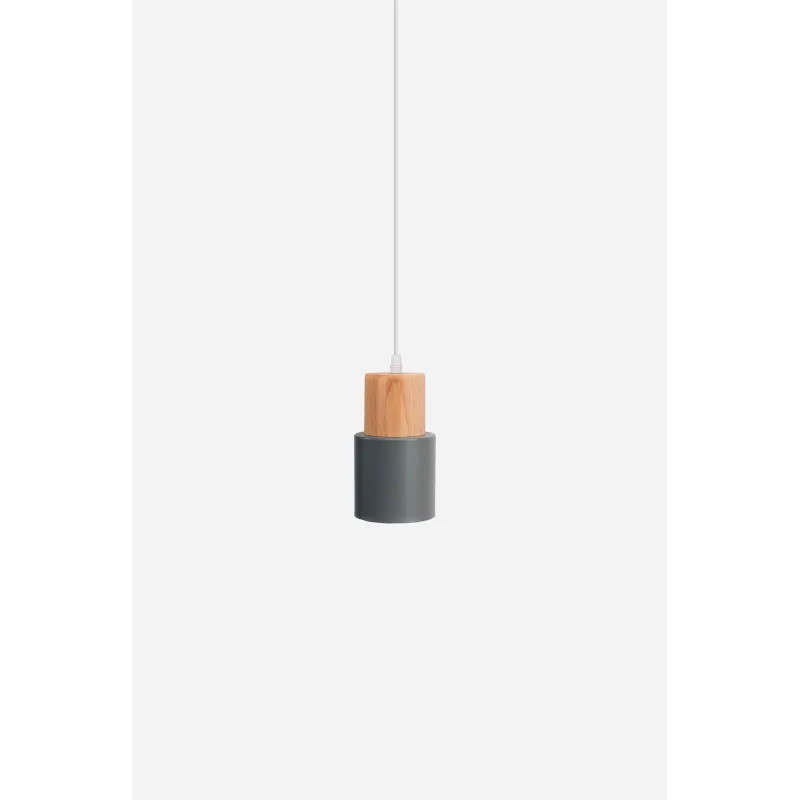 Lámpara de Techo en Aluminio y Madera - Golda