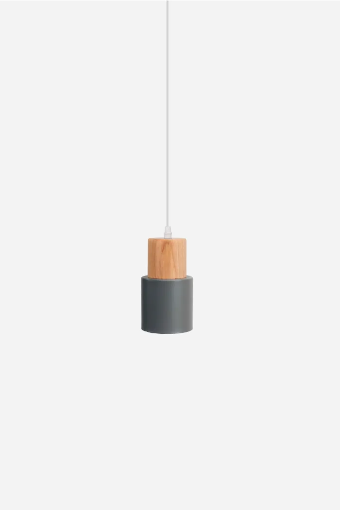 Lámpara de Techo en Aluminio y Madera - Golda