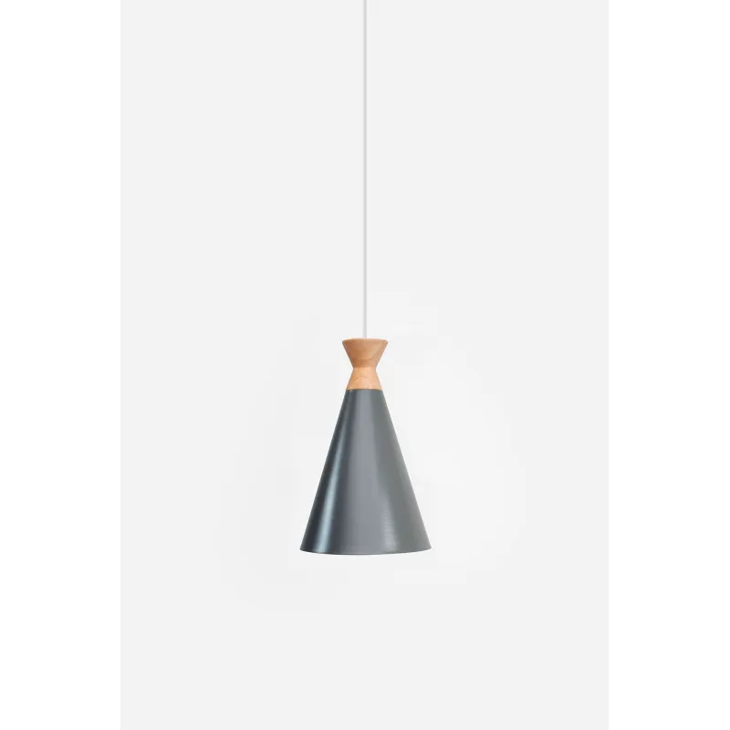 Lámpara de techo en Aluminio y Madera - Sila
