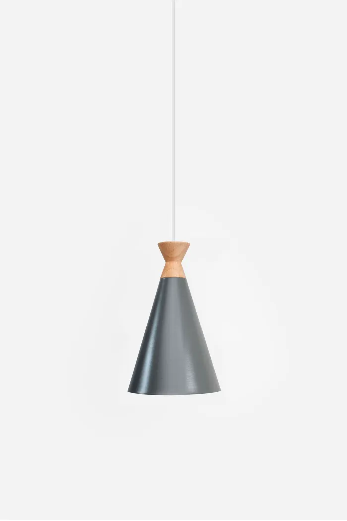 Lámpara de techo en Aluminio y Madera - Sila