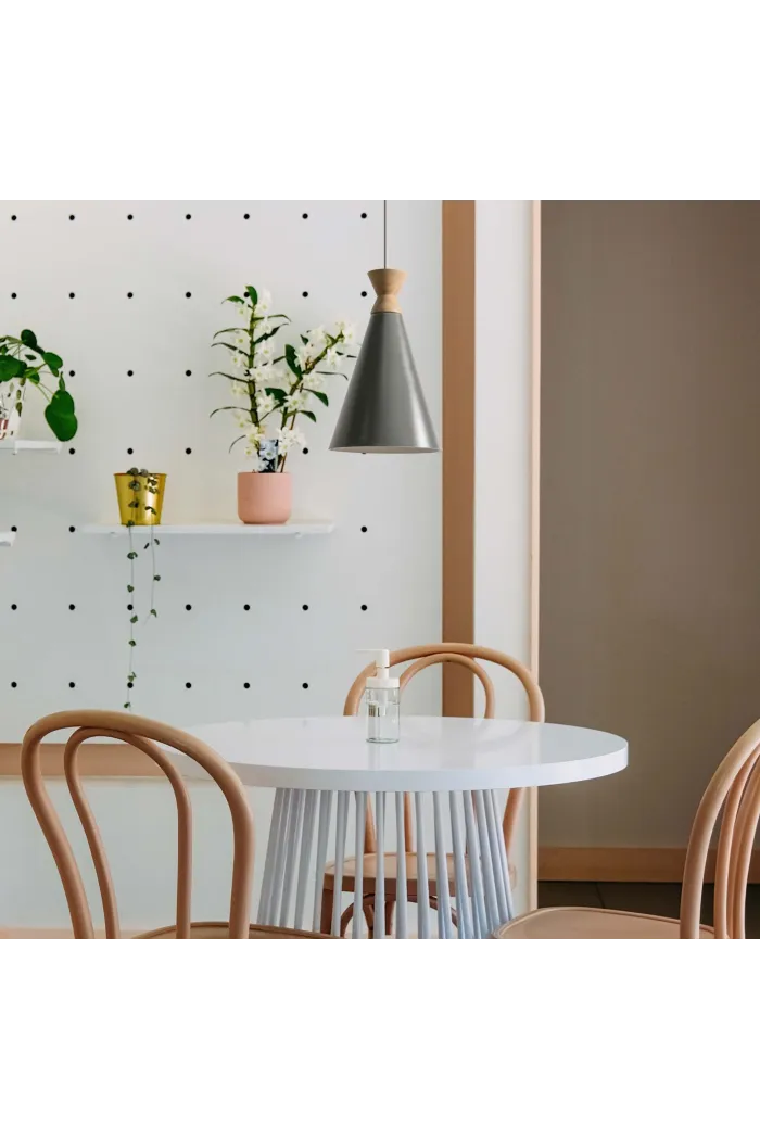 Lámpara de techo en Aluminio y Madera - Sila