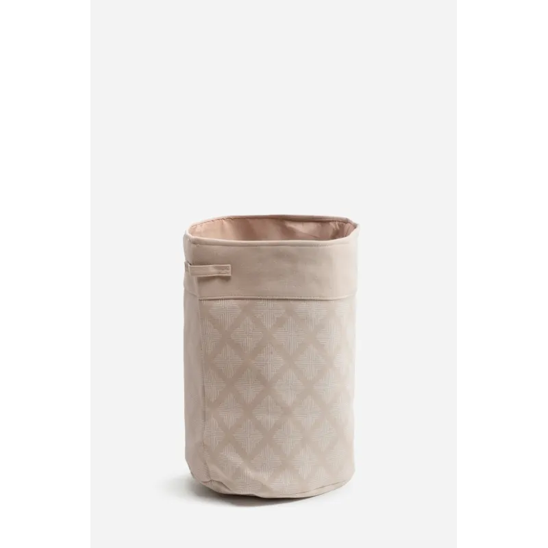 Cesto Pongotodo Redondo de Tela Plegable - Diámetro 36cm x Alto 57cm