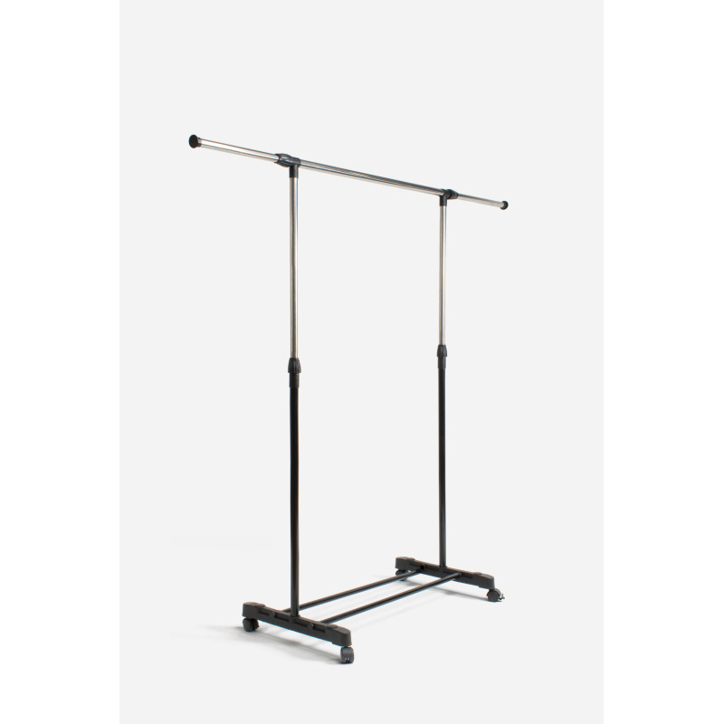 Perchero Burro de Metal con Ruedas de Anchura Ajustable de 90 a 160 cm - 2 Modelos