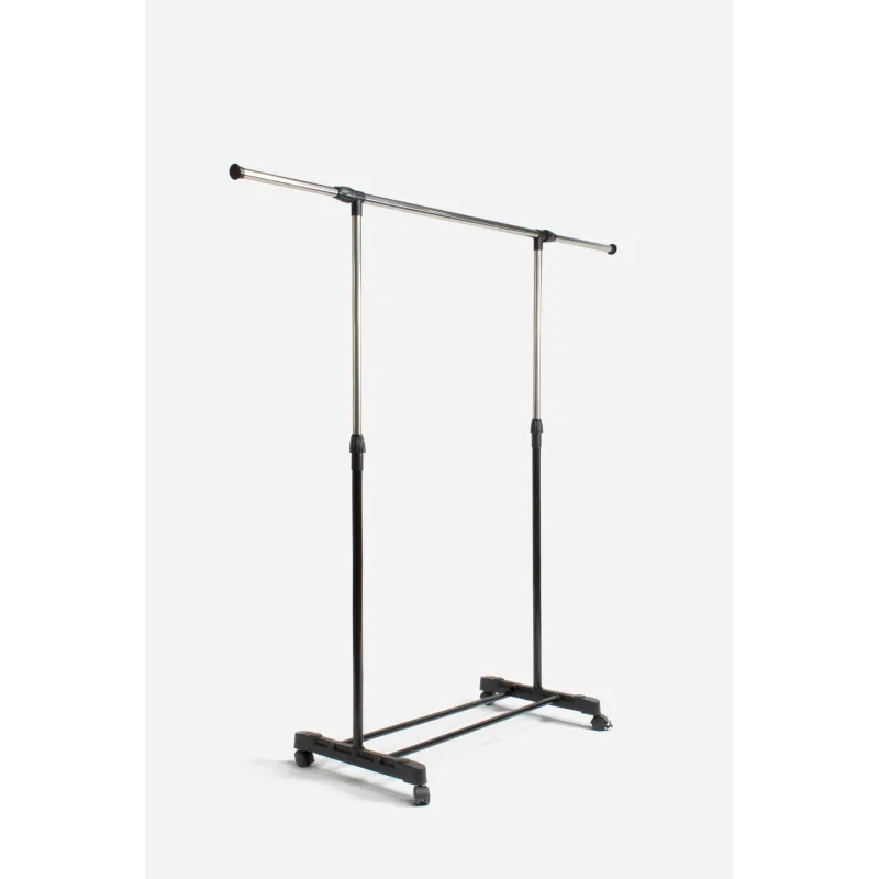 Perchero Burro de Metal con Ruedas de Anchura Ajustable de 90 a 160 cm - 2 Modelos