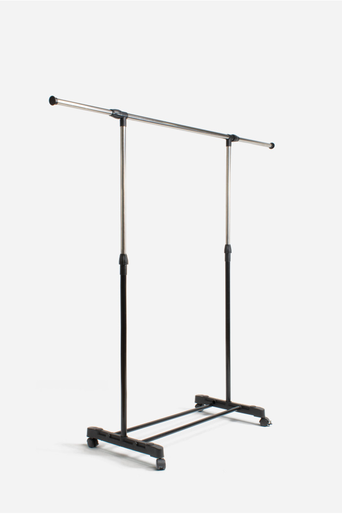 Perchero Burro de Metal con Ruedas de Anchura Ajustable de 90 a 160 cm - 2 Modelos