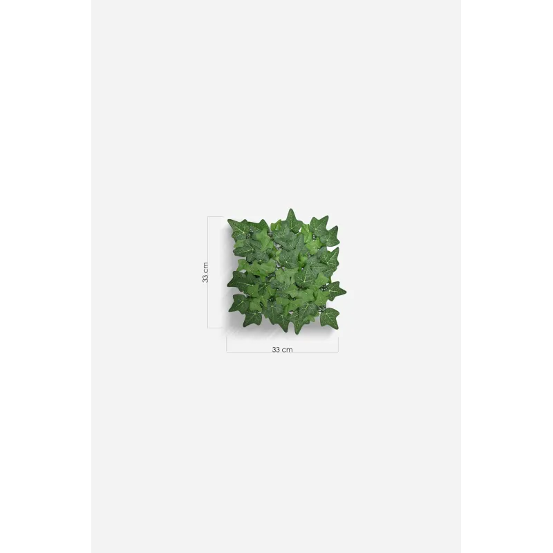 Jardín Vertical Decorativo de Polietileno de 33x33 cm - 2 Modelos