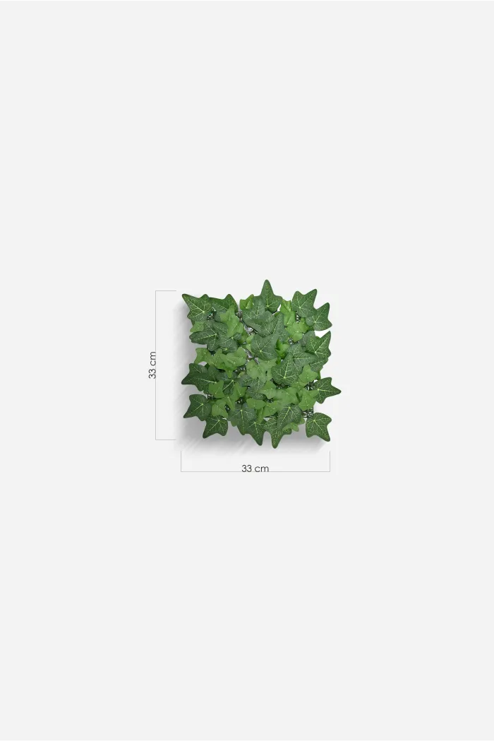 Jardín Vertical Decorativo de Polietileno de 33x33 cm - 2 Modelos