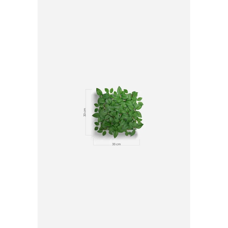Jardín Vertical Decorativo de Polietileno de 33x33 cm - 2 Modelos