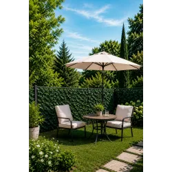 Enredadera de Seto Artificial con Hojas Verde Oscuro en Rollo - 1,5x3 m