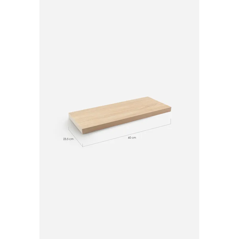 Estante Flotante de Pared MDF y Melamina | Varios Tamaños y Colores
