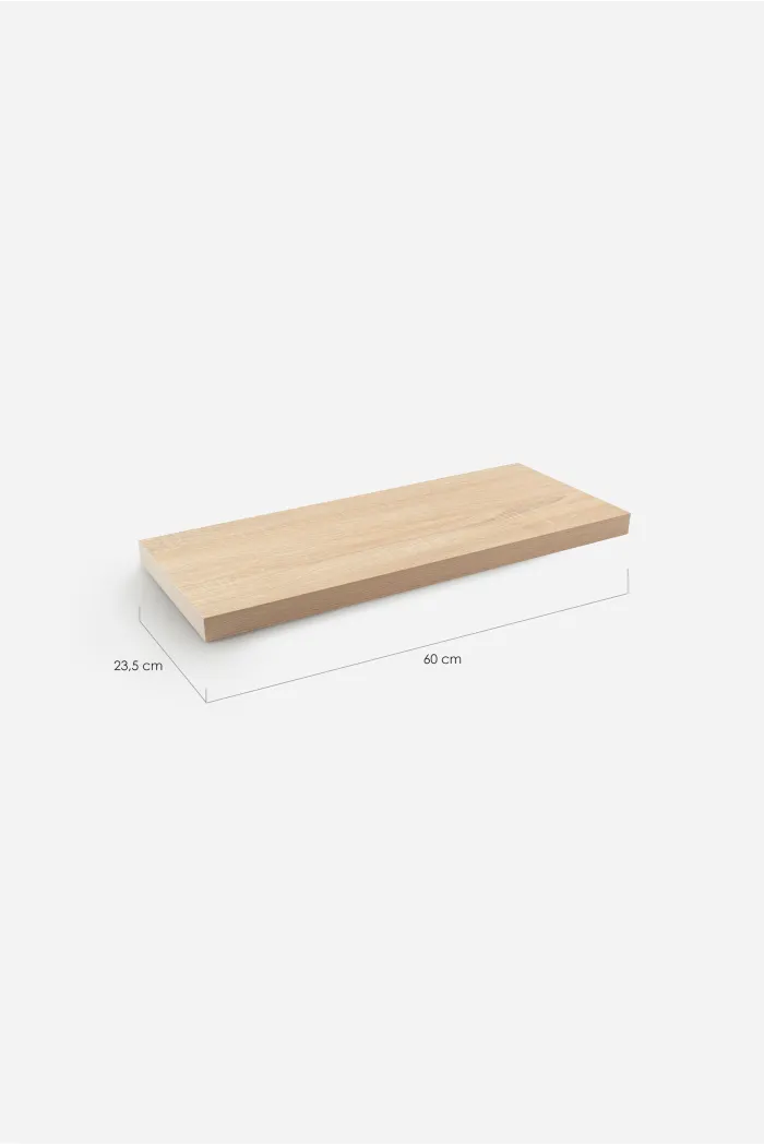 Estante Flotante de Pared MDF y Melamina | Varios Tamaños y Colores