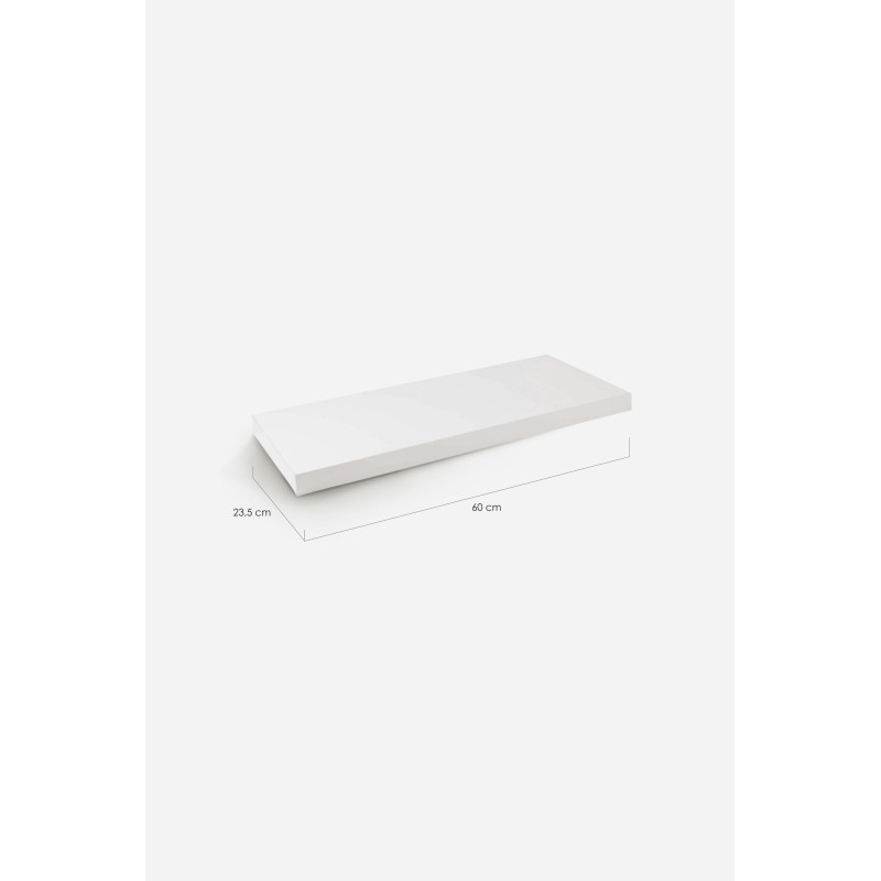 Estante Flotante de Pared MDF y Melamina | Varios Tamaños y Colores