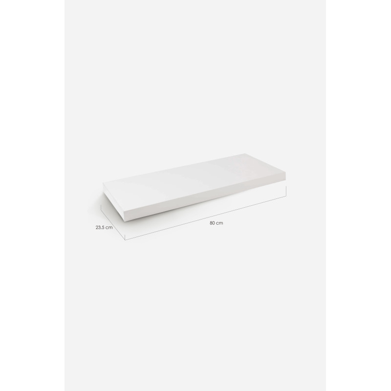 Estante Flotante de Pared MDF y Melamina | Varios Tamaños y Colores