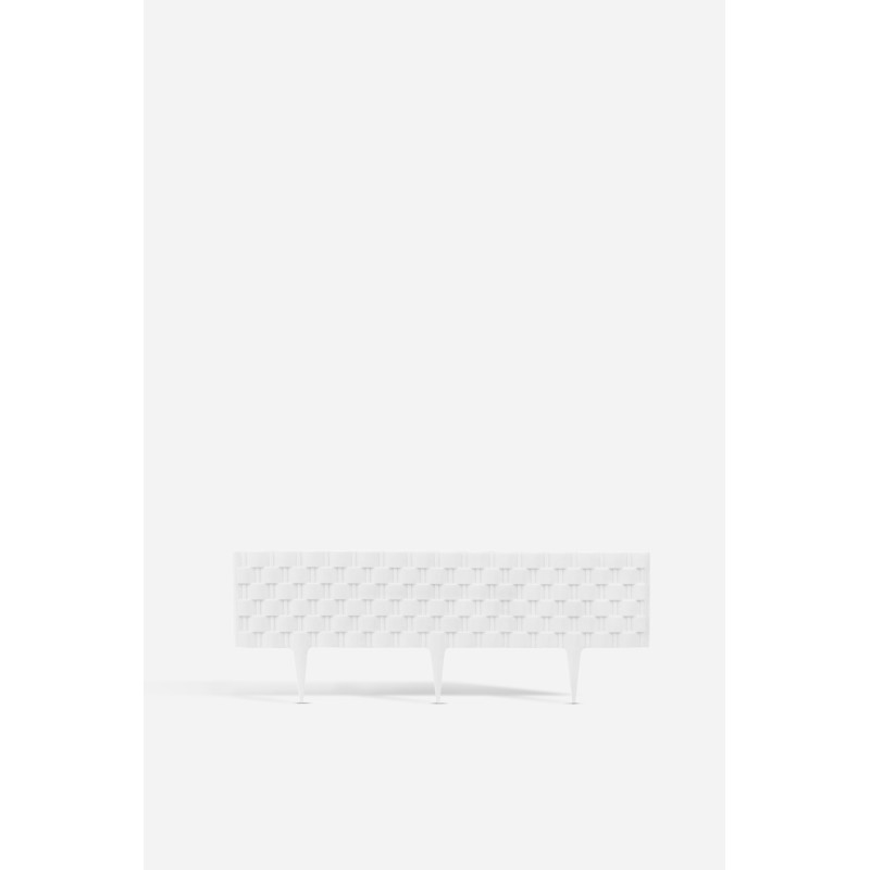 Set de 4 Vallas de Plástico para Jardín de 22x60 cm - 2 Colores