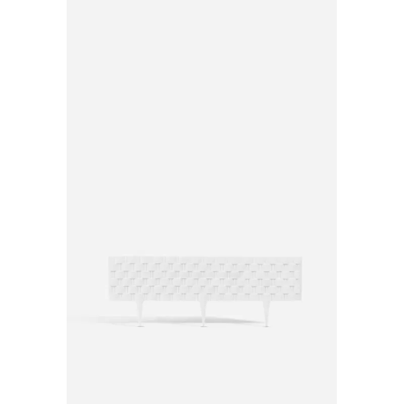 Set de 4 Vallas de Plástico para Jardín de 22x60 cm - 2 Colores