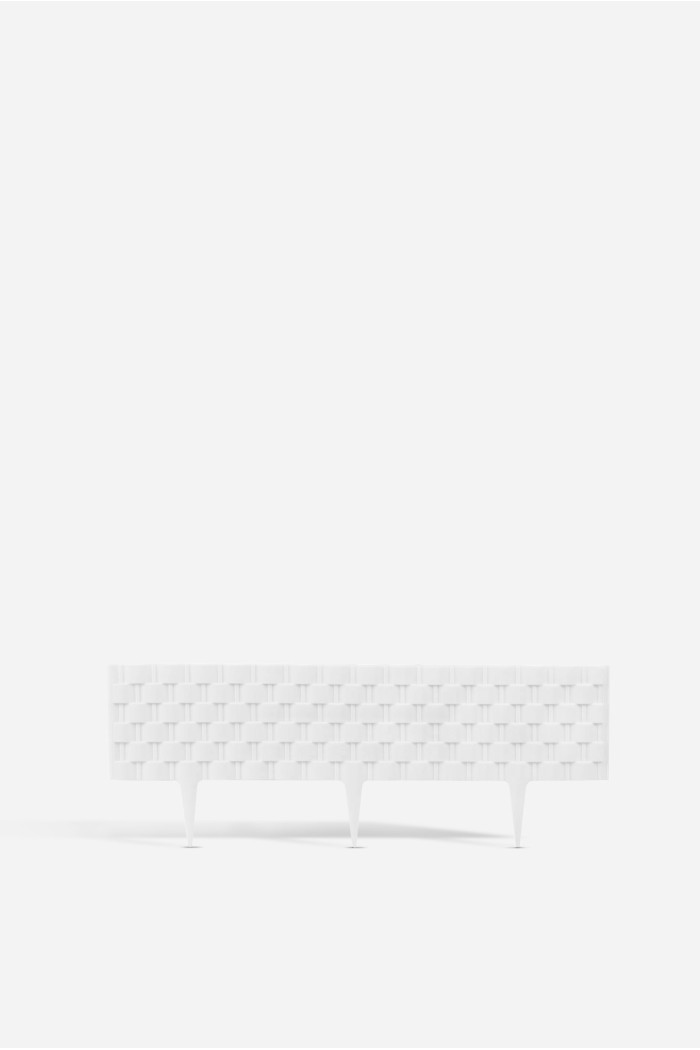 Set de 4 Vallas de Plástico para Jardín de 22x60 cm - 2 Colores