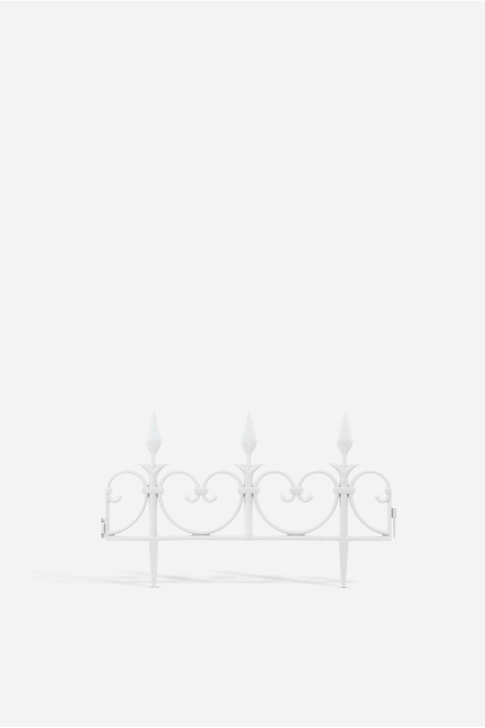 Set de 4 Vallas de Plástico para Jardín de 30x51 cm - 2 Colores
