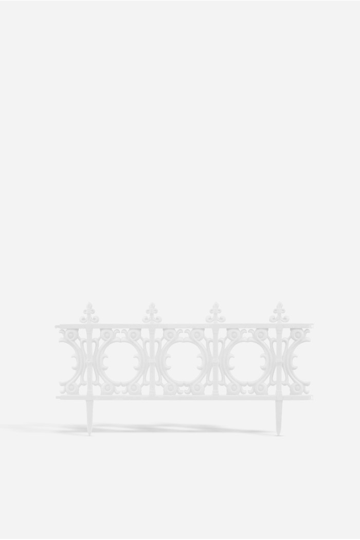Set de 4 Vallas de Plástico para Jardín de 31x60 cm - 2 Colores