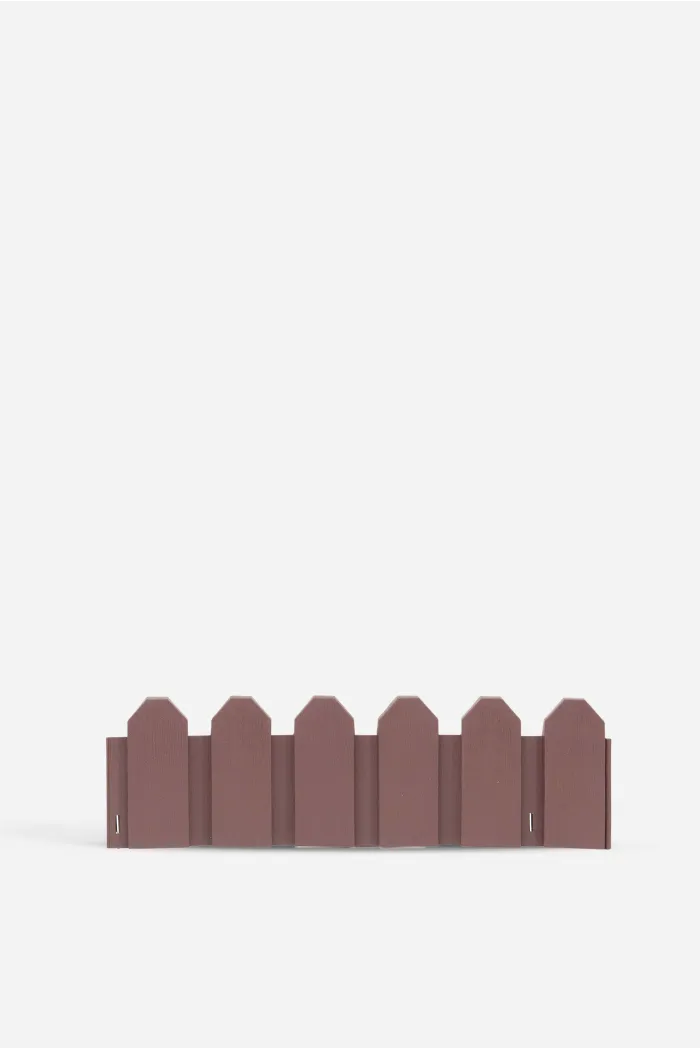 Set de 4 Vallas de Plástico para Jardín de 23,5x60 cm - 3 Colores
