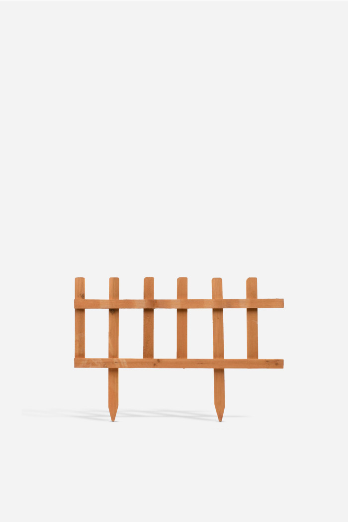 Valla de Madera Natural - 50x35 cm