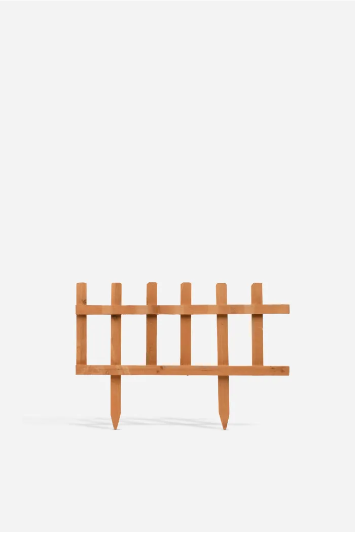 Valla de Madera Natural - 50x35 cm