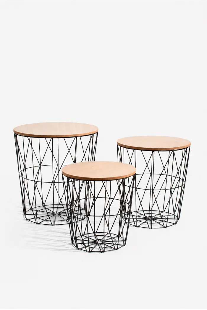 Set de 3 Mesas Auxiliares Nido | Mesas de Centro y Café