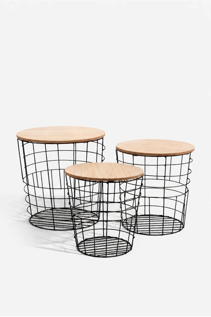 Set de 3 Mesas Auxiliares Nido Kanna: Mesas de Centro y Café