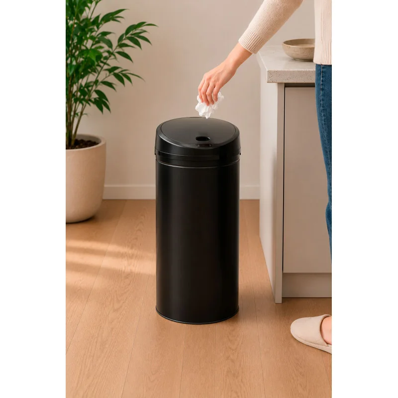 Papelera sensor automático 40L en cocina — The Secret Home