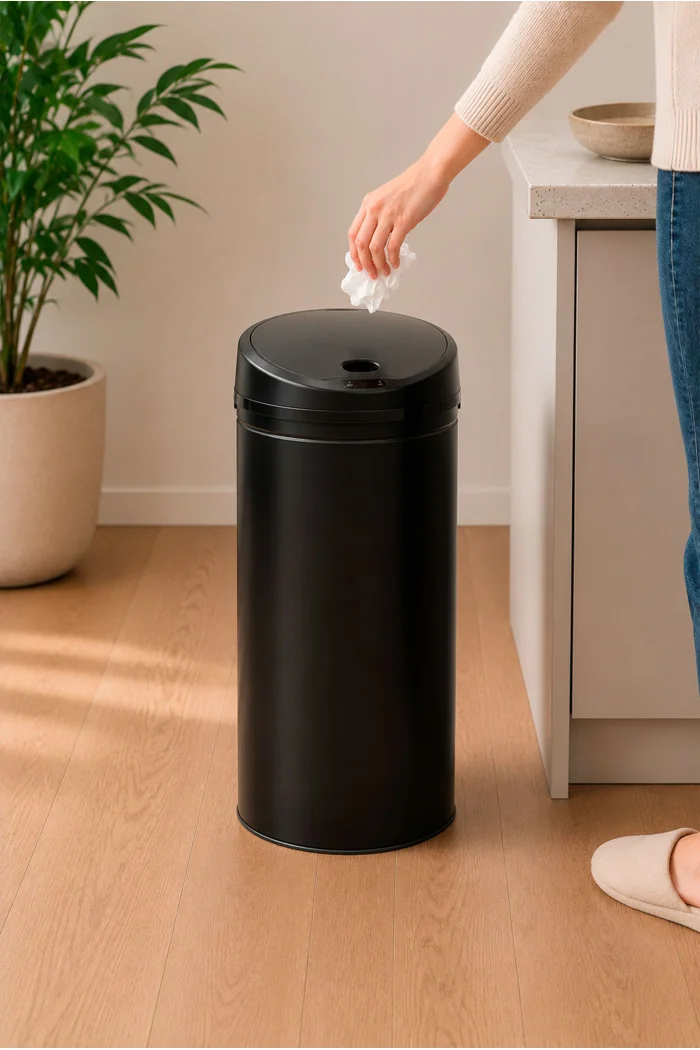Papelera sensor automático 40L en cocina — The Secret Home