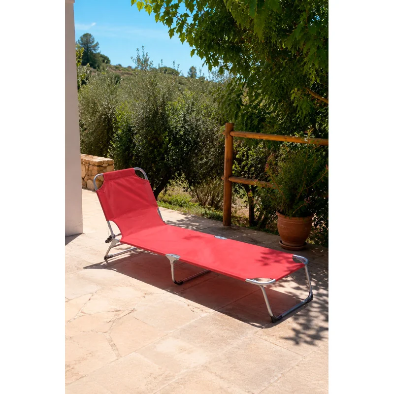 Tumbona Regulable de Aluminio | Ambiente