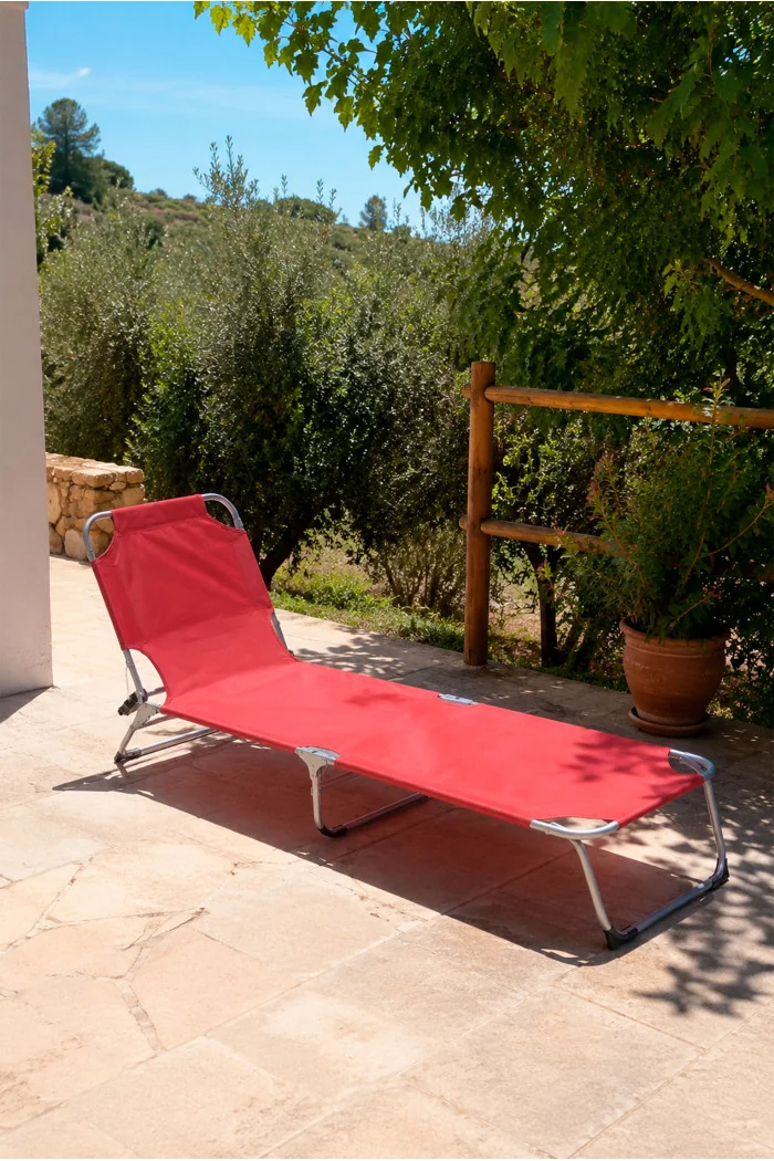 Tumbona Regulable de Aluminio | Ambiente