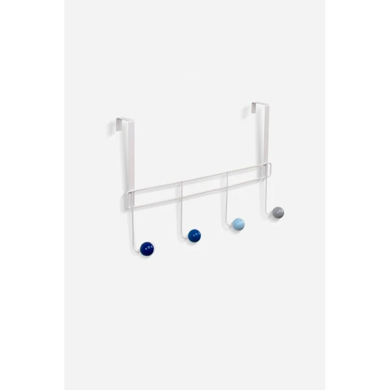 Perchero de Metal para Puerta con 3 o 4 Colgadores Kram | 4 Modelos